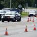 Ann Arbor police cars clock traffic on Plymouth Rd. between Traverwood Dr. and Nixon Rd. on Wednesday, August 7, 2013. Melanie Maxwell | AnnArbor.com 